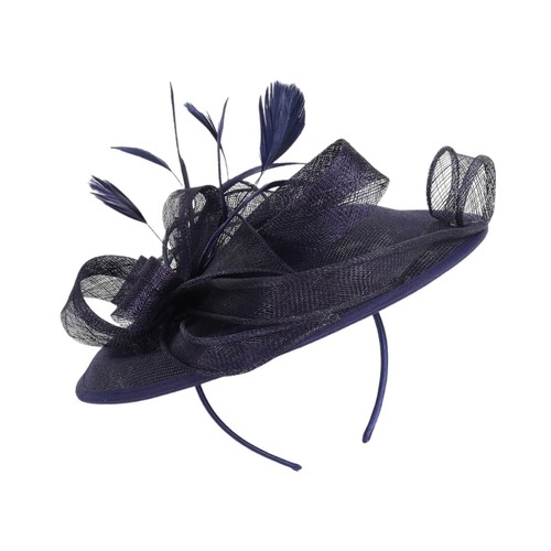 Flower centered fascinator hat - fascinator,