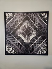 Large Abstract Print of Eiffel
