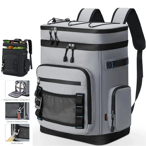 Insulated cooler backpack 30l - cooler,