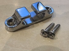 Hipshot 405100C 2-String Retainer/String Guide for Bass - CHROME with Screws