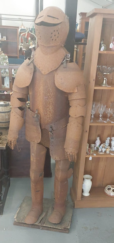 Suit armour used - suit, of