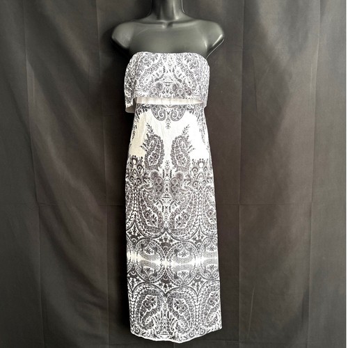 Womens strapless paisley - womens,