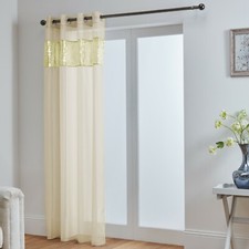 Sparkle Voile Eyelet Curtain