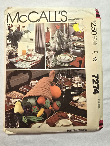 Mccall 7274 craft pattern - 7274,