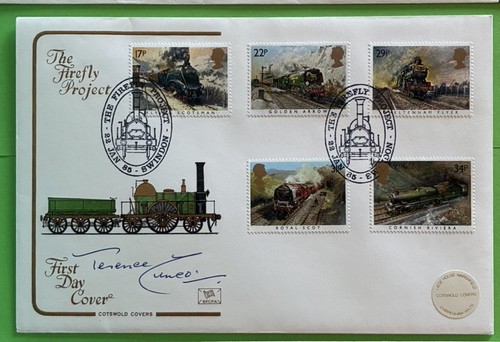 Terence cuneo signed cover - terence, &