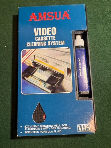 Amsua vhs video head cleaner - amsua,