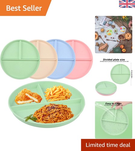 Durable pcs divided dinner - 4,