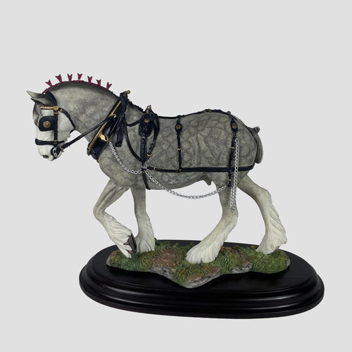 Shire gelding pairs - gelding, in