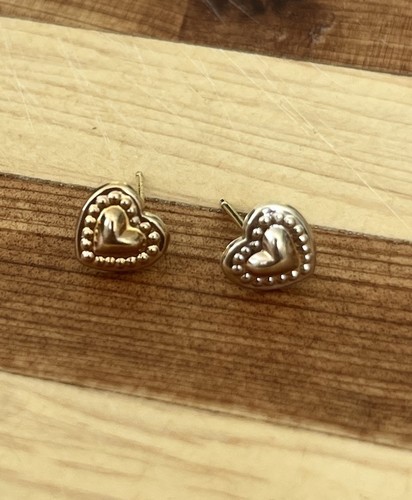 14k solid yellow gold heart - 14k,
