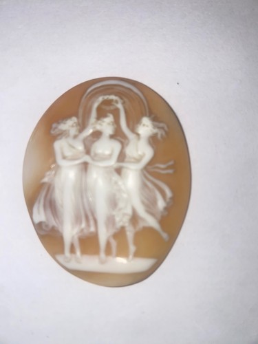 Antique shell cameo - antique,