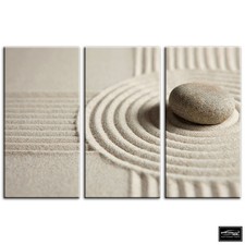 Pebble Sand   Bathroom BOX FRAMED CANVAS ART Picture HDR 280gsm