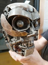 Terminator Robot T-800 - Life size Metal Sculpture