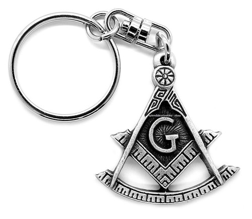 Masonic keyring t square - keyring,