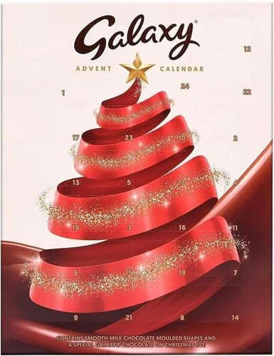 Galaxy milk chocolate - milk, advent