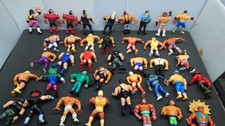 38.5 x Vintage WWF Figure bundle collection 1991s Wrestling Titan sport Rare