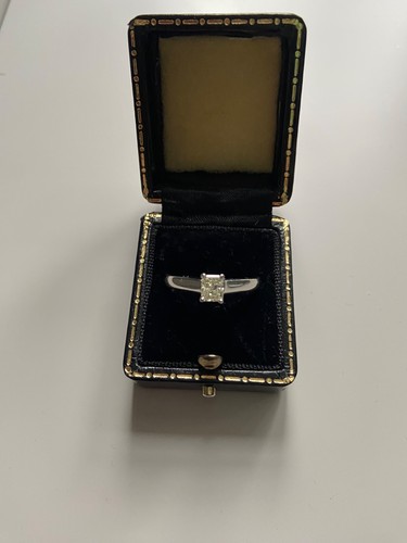 Natural diamon solitaire ring - solitaire,