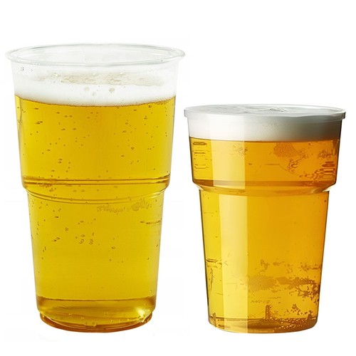Pack plastic pint glasses - 50,