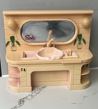 SINDY ‘BEAUTY SALON’ 1984 PEDIGREE Sink Pink Sindy Dolls Furniture Salon 