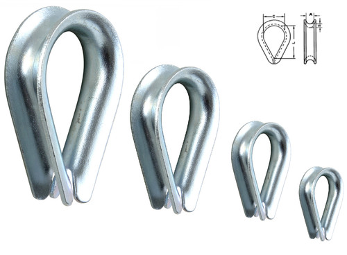 Thimble thimbles wire - thimbles, cable