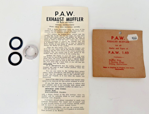 Paw exhaust muffler kit - paw, 1.49
