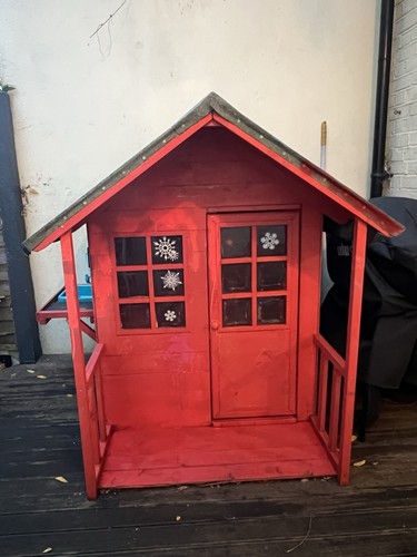 Child wooden playhouse - wooden,