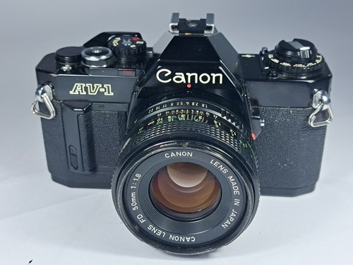Canon 35mm slr camera - av-1,