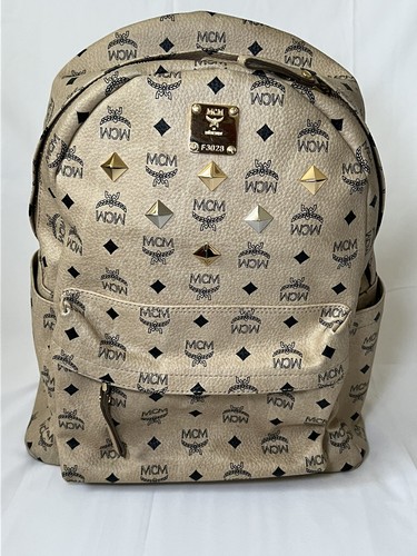 Mcm stark logo beige - mcm, ‘stark’