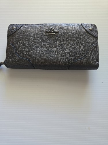 Coach black pebbled leather - coach,