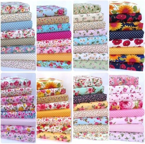 Cotton floral fabric - cotton,