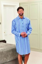 Champion Men's Westminster Long Sleeve Lightweight Nightshirt Loungewear