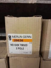Merlin Gerin NS100N TM50D 3 Pole Breaker 29636