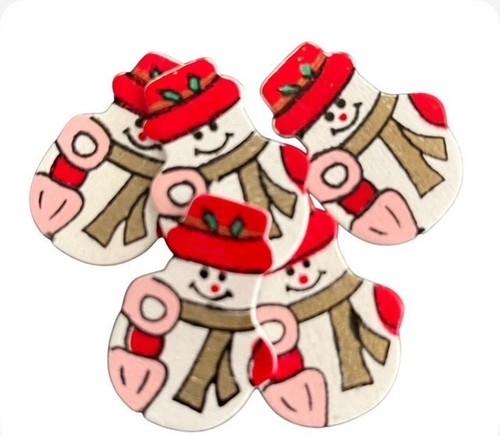Wooden snowman cake or - cake,