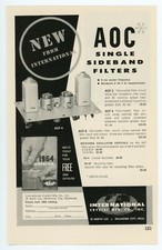 QST Ham Radio Magazine Ad AOC