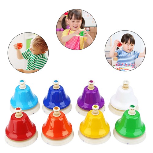 Note colorful hand bell - colorful,