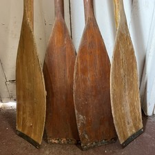 Canoe Antique Paddle Wooden Double Kayak Retro Collectors