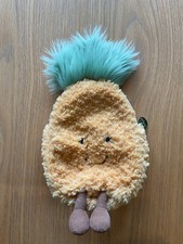 Jellycat Amusables Pineapple Bag Plush Soft Toy Rare Retired