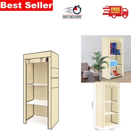 Quick assembly canvas wardrobe - assembly,