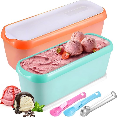 Pack ice cream containers - 2,