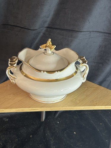 Large porcelain sugar bowl