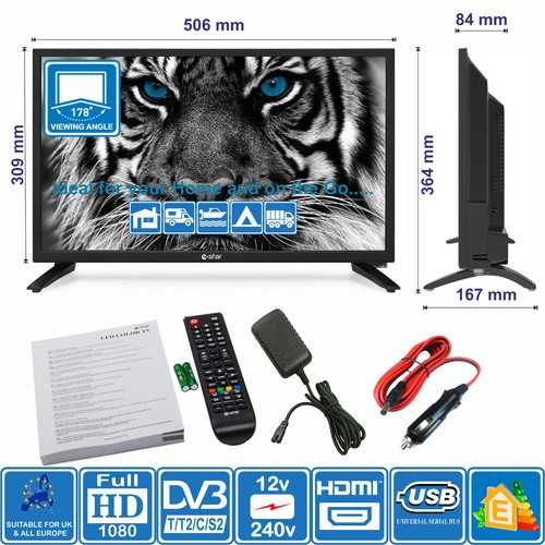 Estar 12v 240v tv - 22", or