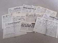 JOB LOT  WW2 NEWSPAPERS