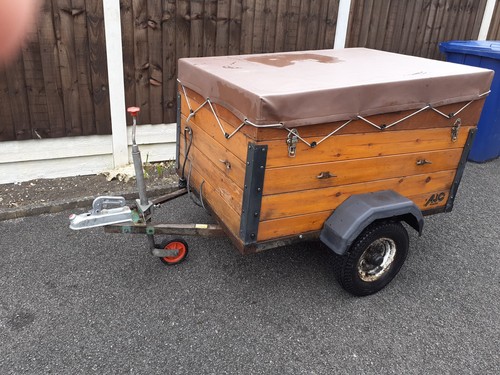 Used trailer for - , wooden