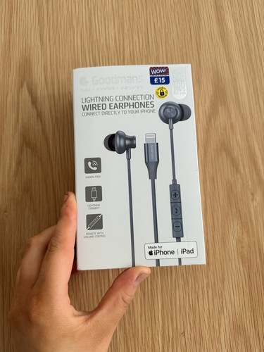 Goodmans wired earphones - goodmans,