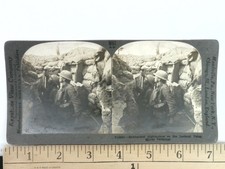 Keystone WWI Entrenched Highlanders Lookout Mirror Periscope Stereoview