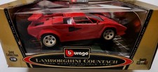 Bburago Lamborghini Countach. Gold Collection 1:18 Diecast Model Car Boxed