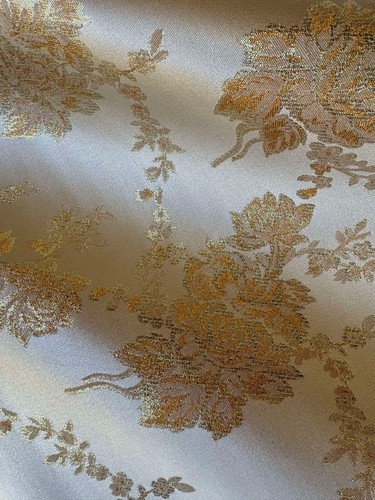Cream gold roses - gold, floral