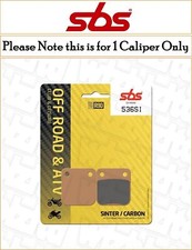 Sachs MadAss 125 2006-2010 [Front Sintered Brake Pads] [SBS SI Series]