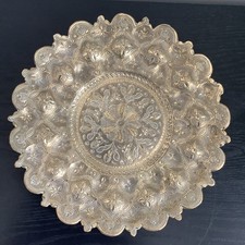 Vintage islamic? Decorative Handmade Engraved Floral Brass Wall Hanging Ornament