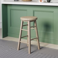 Solid Pine Bar Stool Revolving