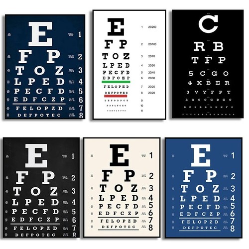 Snellen eye chart - snellen,